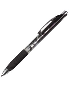 Ручка гелевая Jet Gel 142691 черная 0 6 мм 1 шт Brauberg