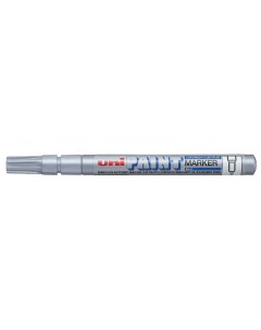 Маркер перманентный Uni Paint PX 21 0 8 1 2мм овальный серебрянный 1 штука Uni mitsubishi pencil