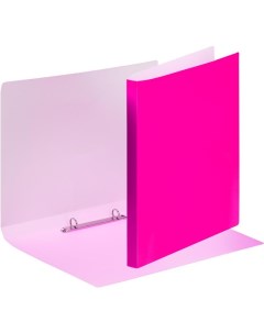 Папка на кольцах 150 листов А4 Neon розовая Attache