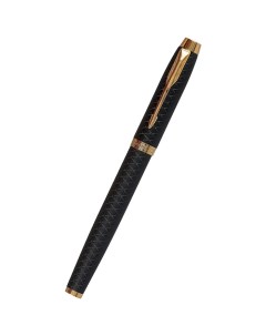 Перьевая ручка IM Premium Black Gold GT синяя 08мм подар уп Parker