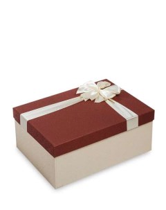 Коробка подарочная Прямоугольник цв беж бордов WG 50 3 B 113 301742 Арт-ист