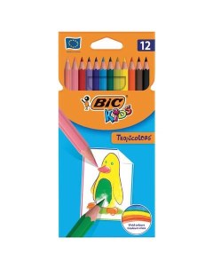 Набор цветных карандашей 12 цв арт 180458 3 набора Bic