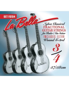 Струны для классической гитары FG134 La bella