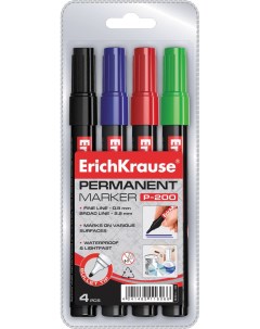 Перманентный маркер P 200 чернил черный синий красный зеленый в фут Erich krause