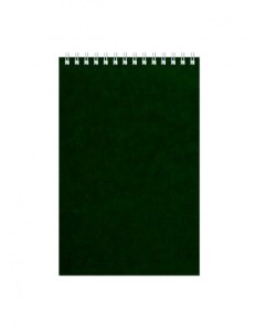 Блокнот формата А5 60 листов зеленый Ultimate Basics на спирали Альт