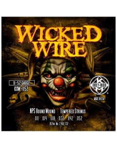 Струны для электрогитары KXW 1152 Wicked Wire Roundwound Tempered Kerly music