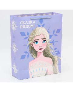 Пакет подарочный Сказка рядом Холодное сердце 31х40х11 5 см Disney