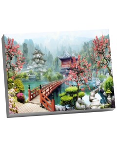 Картина по номерам 40 x 50 см Японский пейзаж 28 цветов Molly