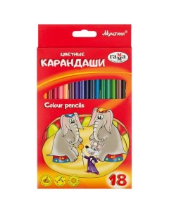 Набор цветных карандашей 18 цв арт 278513 3 набора Gamma