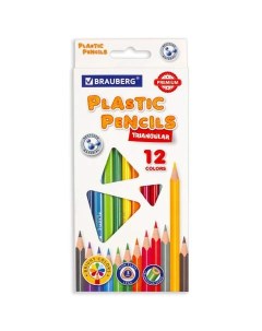 Набор цветных карандашей 12 цв арт 181661 10 наборов Brauberg