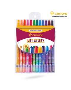 Набор цветных карандашей CROWN 12 цв арт 215635 3 набора Nobrand