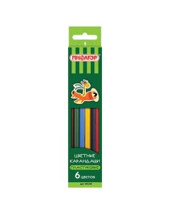 Набор цветных карандашей 6 цв арт 181249 24 набора Пифагор