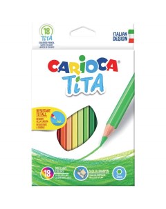 Набор цветных карандашей 18 цв арт 262578 3 набора Carioca
