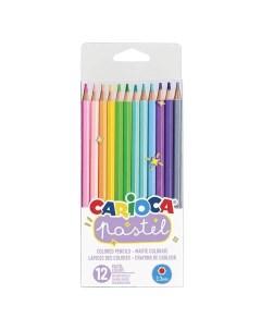 Набор цветных карандашей 12 цв арт 181702 3 набора Carioca
