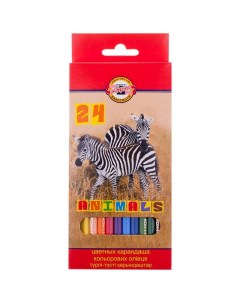 Набор цветных карандашей 24 цв арт 138383 3 набора Koh-i-noor