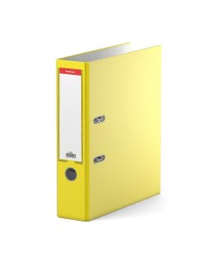 Папка регистратор с арочным механизмом разборная Neon А4 70 мм желтый Erich krause