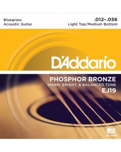 Струны для акустической гитары DAddario EJ19 D`addario