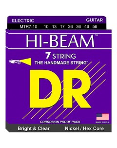 Струны для 7 ми струнной электрогитары MTR7 10 Dr string