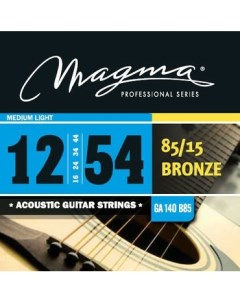 Струны для акустической гитары GA140B85 Magma strings