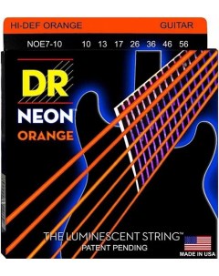 Струны для 7 ми струнной электрогитары NOE7 10 Dr string