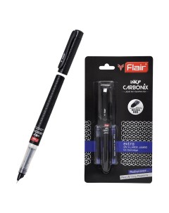 Перьевая ручка Flairapos CARBONIX INKY 2 корпуса XL синяя в блистере F 1365 BL Арт узор