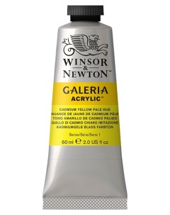 Краска акриловая Galeria 60 мл кадмий бледно желтый Winsor & newton