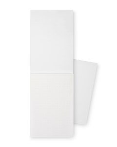Сменные блоки для обложек бумажные листы для блокнота B7 BB BPV7 03 Белый Flexpocket
