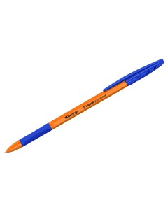 Ручка шариковая Tribase grip orange синяя 0 7мм грип 50шт Berlingo