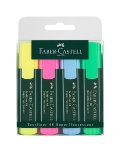 НАБОР ФАБЕР КАСТЕЛЛ Текстовыделителей 48 4 цвета арт 154804 Faber-castell