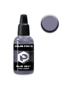 Арт 0223 Краска для аэрографии Color Force Сине серый Blue gray Pacific88