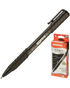 Ручка шариковая К6 черная 0 5 мм 1 шт Kores
