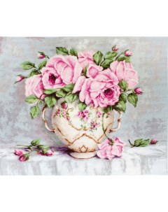 Набор для вышивания Розовые розы Luca-s