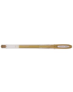 Ручка гелевая Signo Noble Metal UM 120NM золотистая 0 8 мм 1 шт Uni mitsubishi pencil