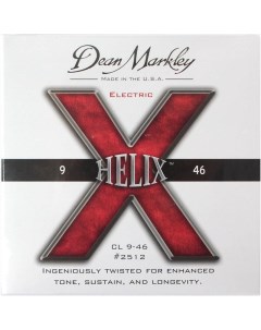 Струны для электрогитары 2512 Helix HD Electric CL 9 46 Dean markley
