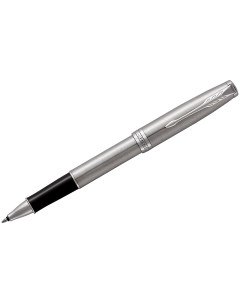 Ручка роллер Sonnet Stainless Steel CT черная 0 8мм подар уп Parker
