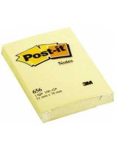 Бумага для заметок с липким слоем Post it желтая 100 листов 3m