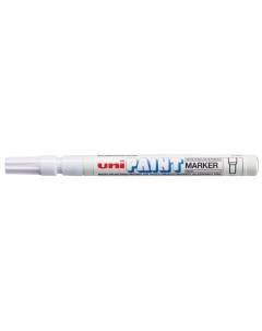 Маркер перманентный Uni Paint PX 21 0 8 1 2мм овальный белый упаковка из 12 штук Uni mitsubishi pencil