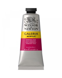 Акриловая краска Galeria перманентный розовый 60 мл Winsor & newton