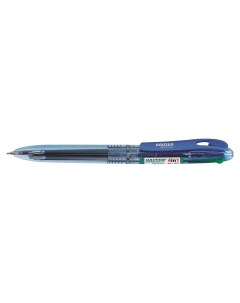 Шариковая ручка 4 в 1 пластик чернила синие черные красные зеленые Hauser