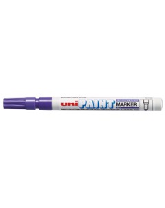 Маркер перманентный Uni Paint PX 21 0 8 1 2мм овальный фиолетовый 1 штука Uni mitsubishi pencil