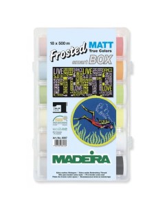 Набор ниток Frosted Matt 18 х 500 м 8087 Madeira