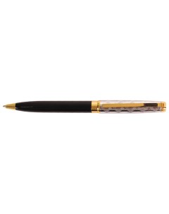 Шариковая ручка Galant Consul подарочн корп серебр черн золотистые детали синяя Mitsubishi