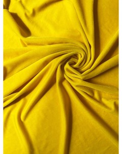 Ткань Бархат Стрейч В1 404 отрез 100 150см цвет желтый Ткани, что надо!