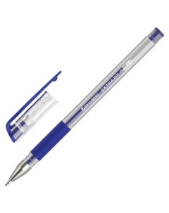 Ручка гелевая с грипом EXTRA GT стандартный узел 0 5 мм линия 0 35 мм 143915 Brauberg