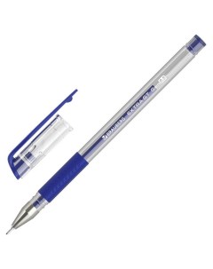 Ручка гелевая с грипом EXTRA GT NEEDLE синяя 143916 Brauberg