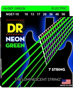 Струны для 7 ми струнной электрогитары NGE7 10 Dr string