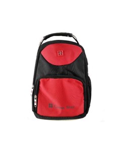 Рюкзак молодежный с USB красный 6108 Импортные товары