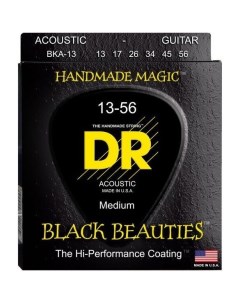 Струны для акустической гитары BKA 13 BLACK BEAUTIES Dr string