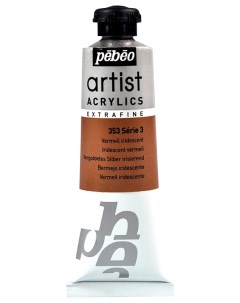 Краска художественная Artist Acrylics Extra Fine акрил 3 металлик 37 мл позолота Pebeo