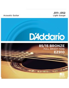 Струны для акустической гитары DAddario EZ910 D`addario
